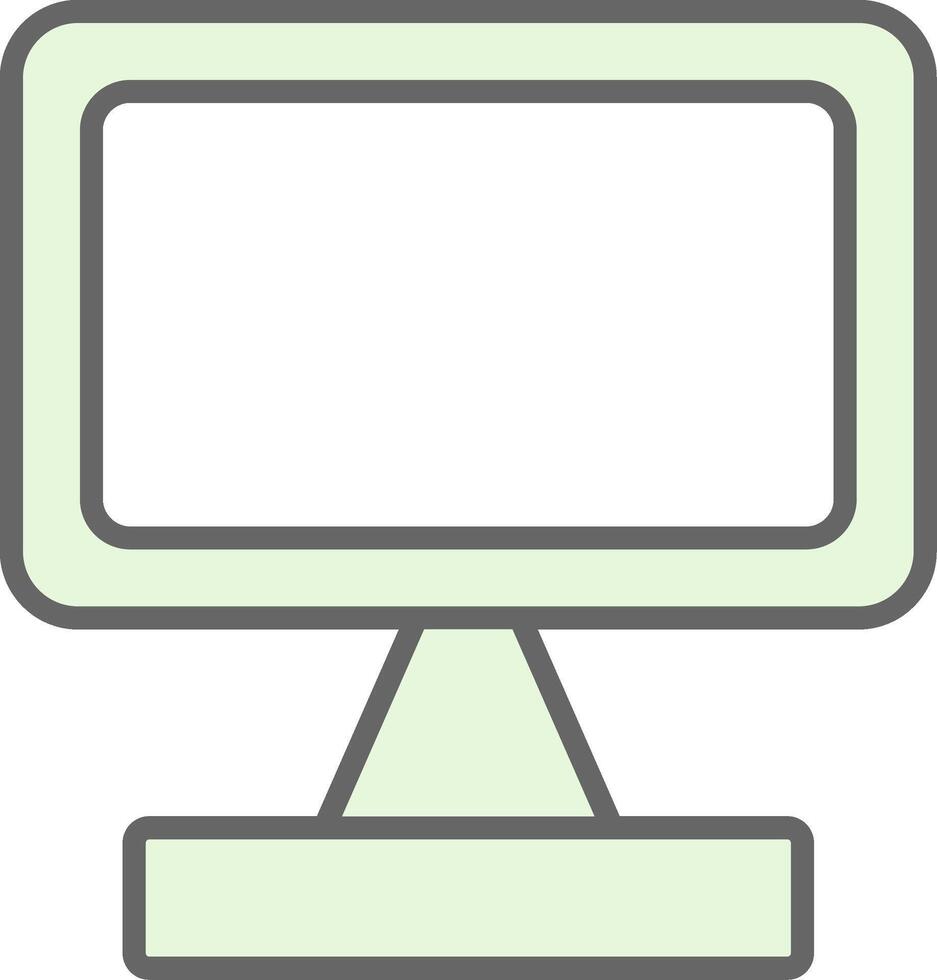 Monitor Bildschirm Stutfohlen Symbol Design vektor