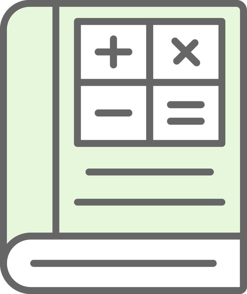 Mathematik Stutfohlen Symbol Design vektor