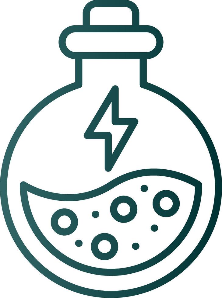 wissenschaftlich Linie Gradient Symbol vektor