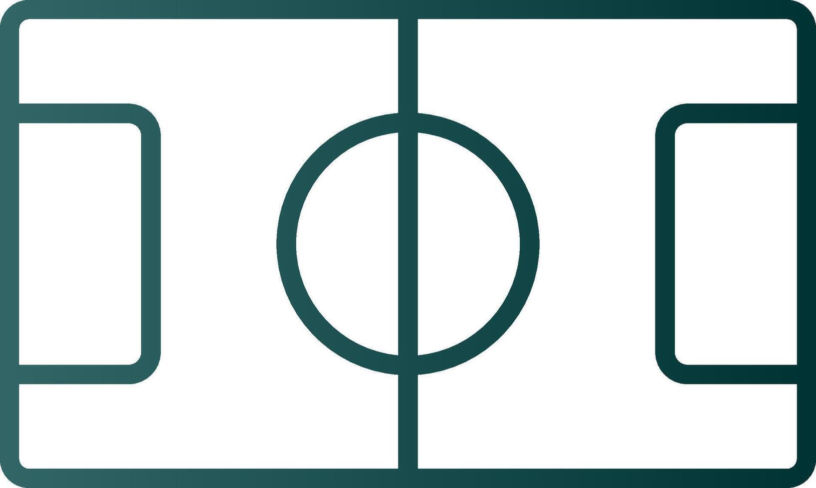 Tabelle Fußball Linie Gradient Symbol vektor