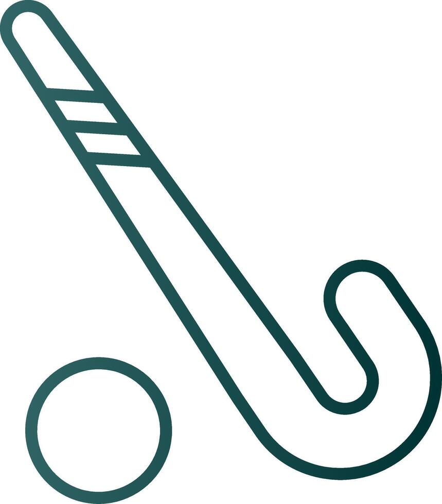Symbol für den Gradienten der Eishockeylinie vektor