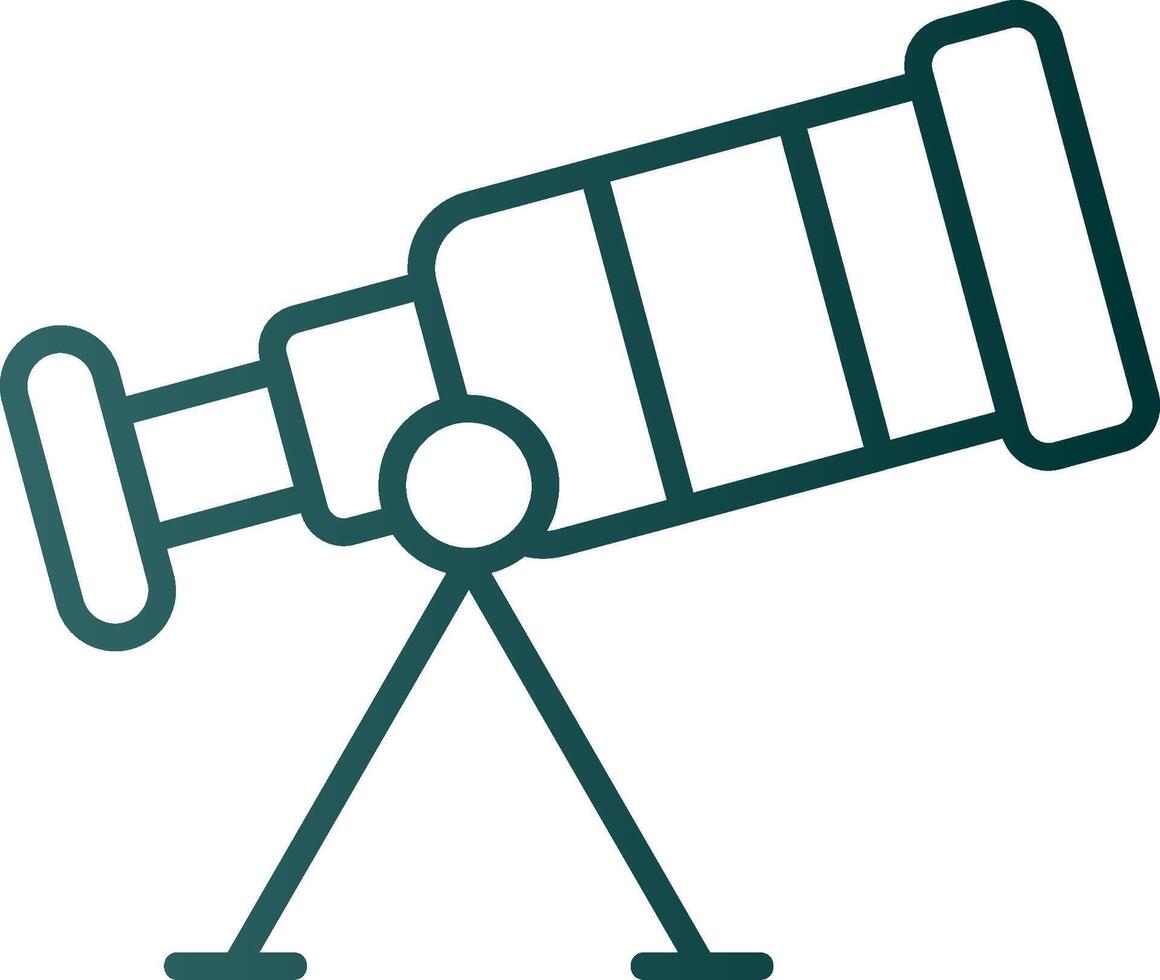 Symbol für den Gradienten der Teleskoplinie vektor