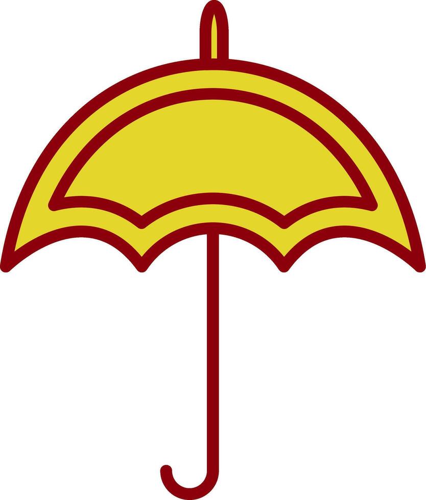 paraply årgång ikon design vektor