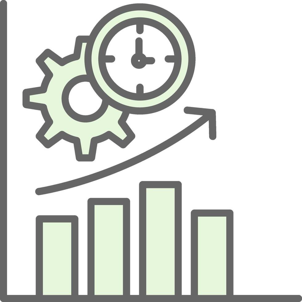 Produktivität Stutfohlen Symbol Design vektor