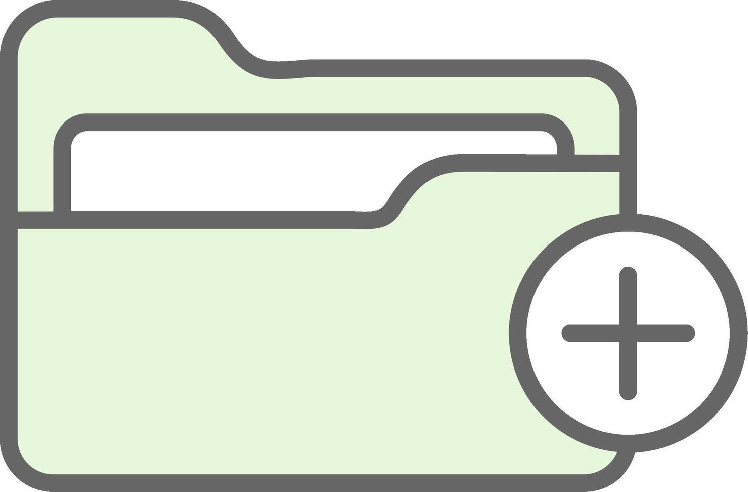 Mappe Stutfohlen Symbol Design vektor