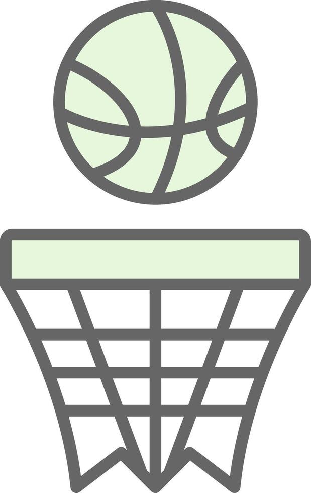 Basketball Stutfohlen Symbol Design vektor