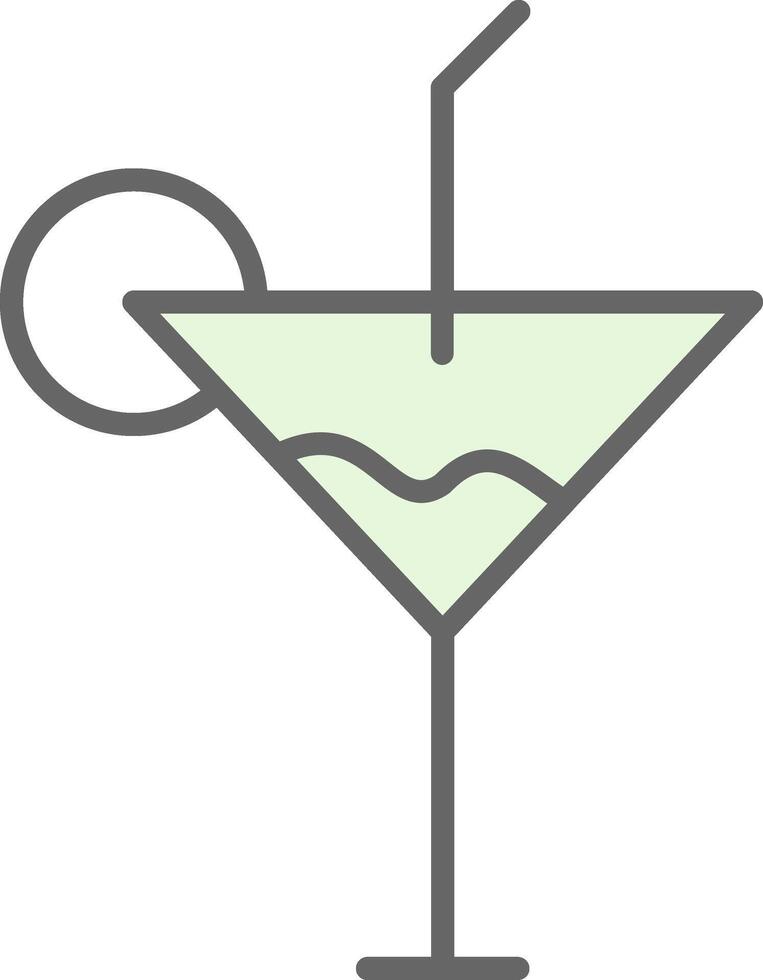 Cocktail Stutfohlen Symbol Design vektor