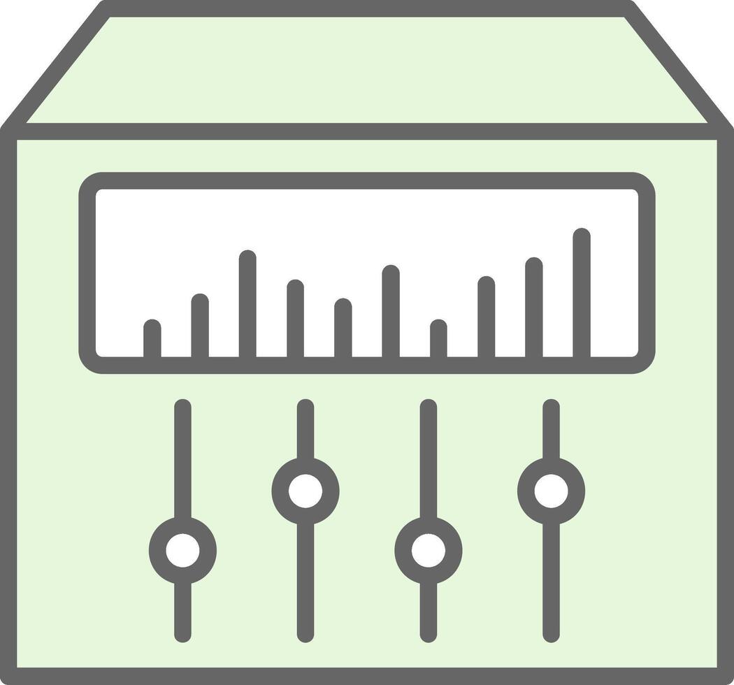 Klang Rührgerät Stutfohlen Symbol Design vektor