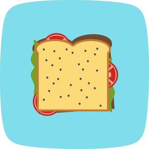 vektor sandwich ikon