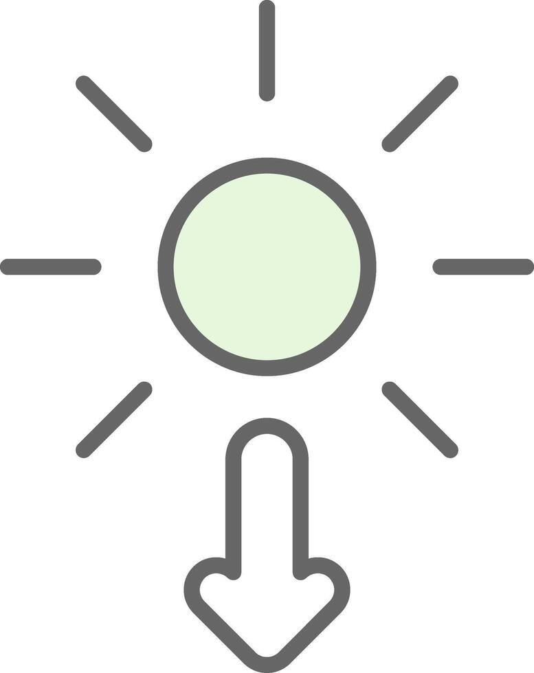 Sonne Stutfohlen Symbol Design vektor