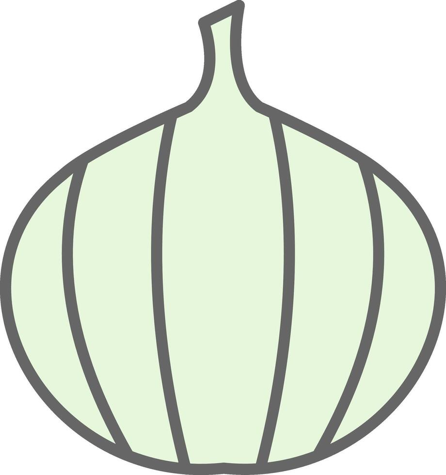 Knoblauch Stutfohlen Symbol Design vektor