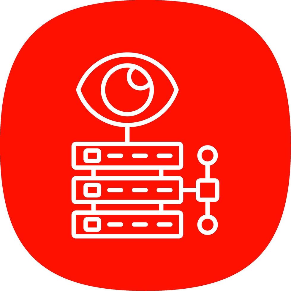 Daten Visualisierung Linie Kurve Symbol Design vektor