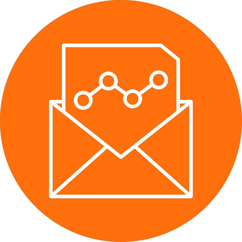 Email Marketing multi Farbe Kreis Symbol vektor