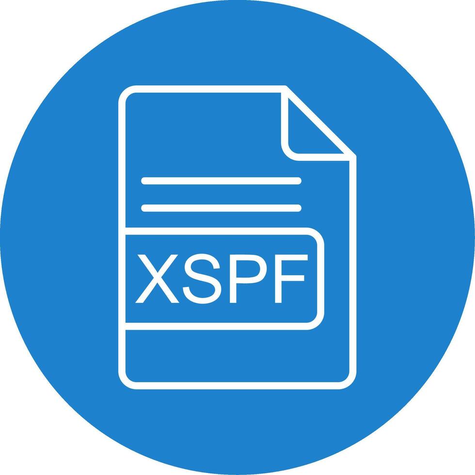 xspf Datei Format multi Farbe Kreis Symbol vektor