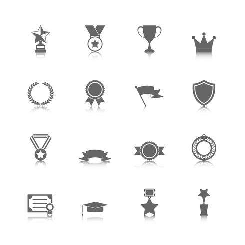Award ikoner uppsättning vektor