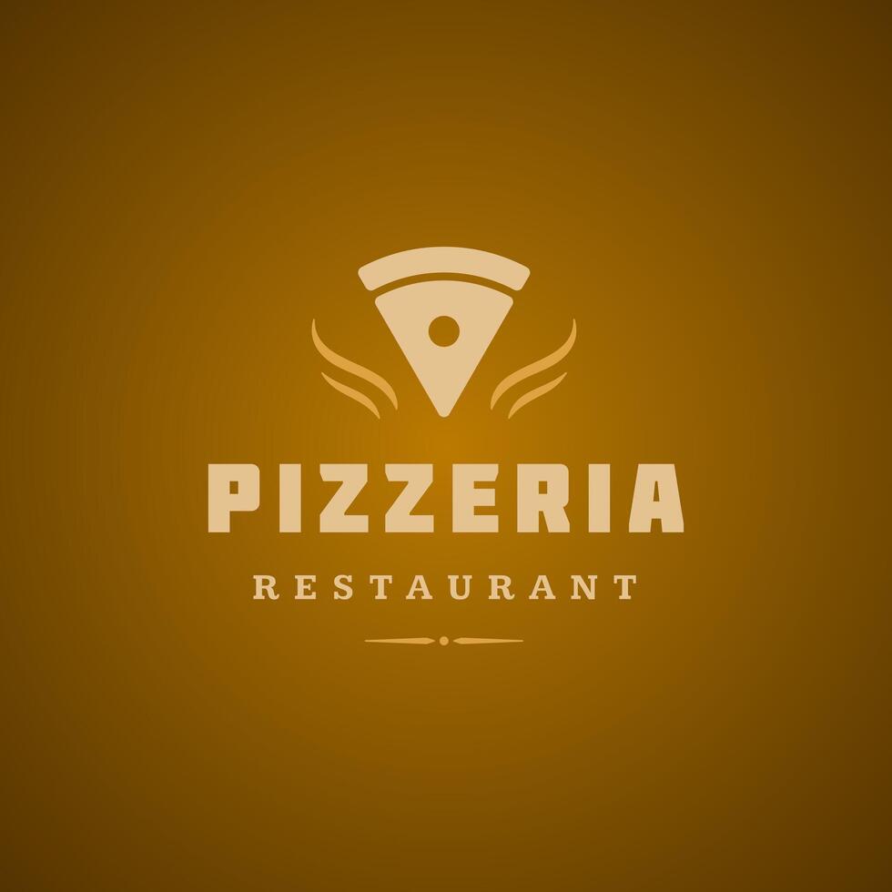 Pizzeria Restaurant Geschäft Design Element vektor