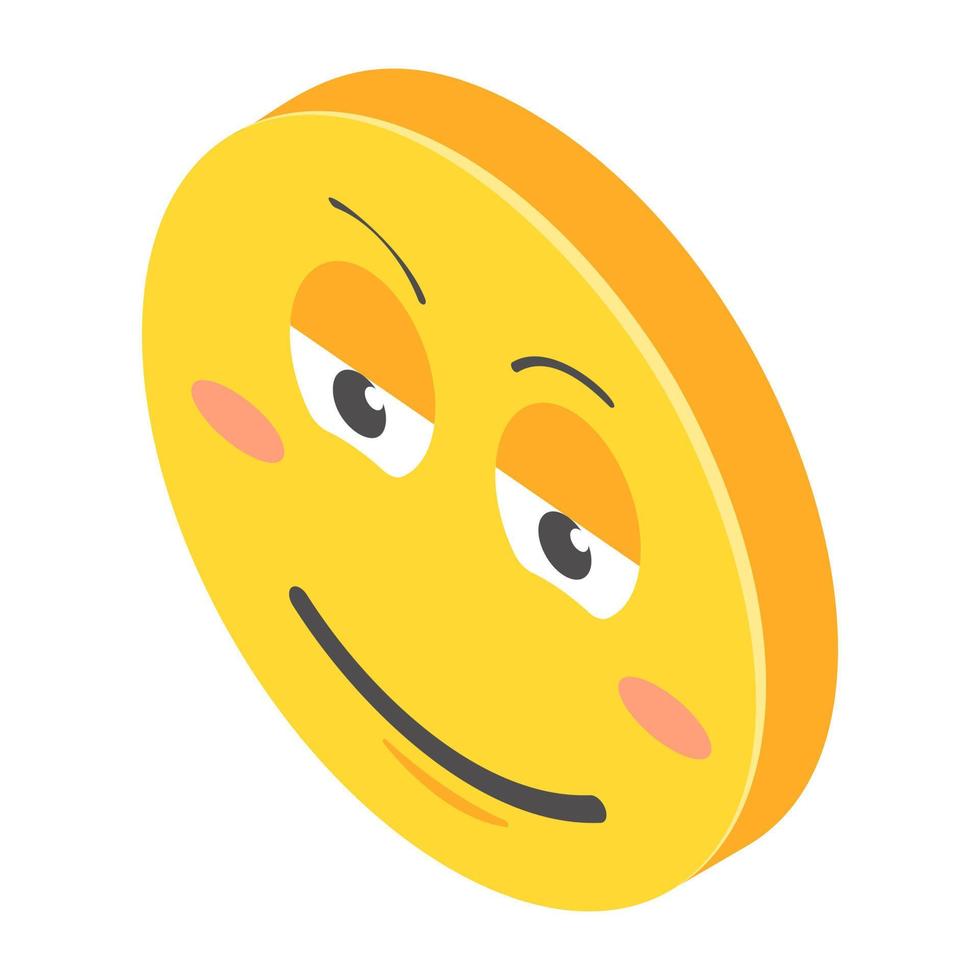 trendige Emoji-Konzepte vektor