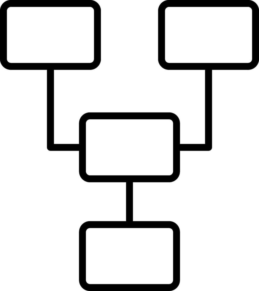 organisieren Linie Gradient Symbol vektor