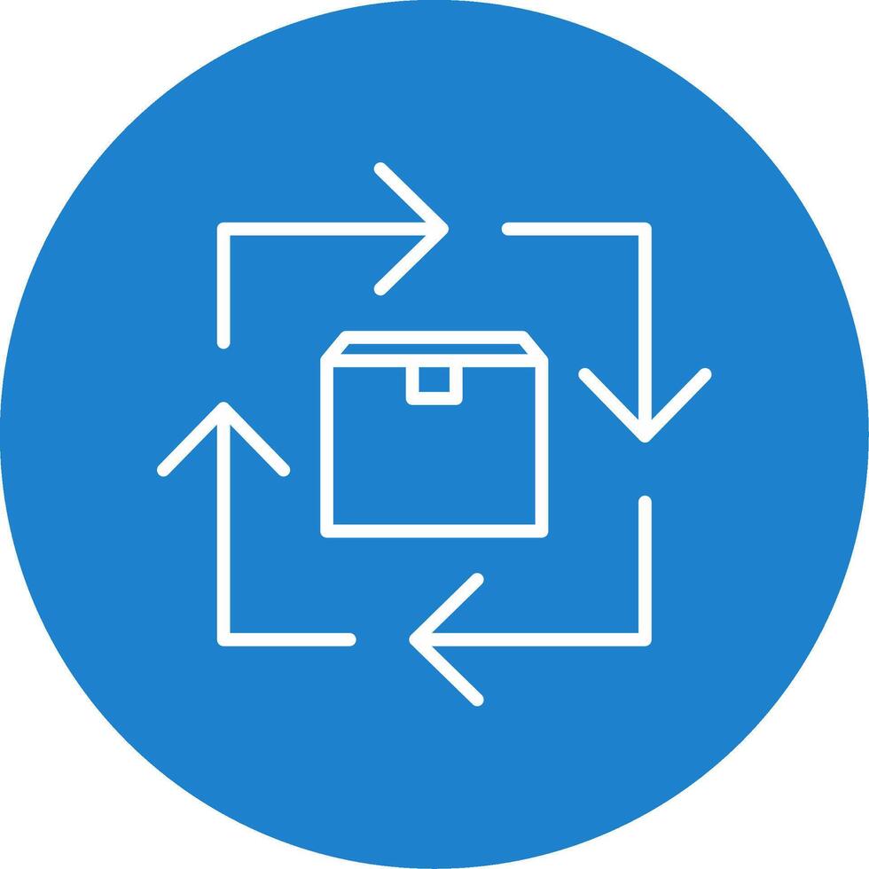 Ware Umsatz multi Farbe Kreis Symbol vektor