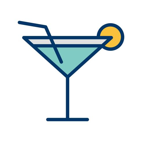 Vektor Cocktail Ikon