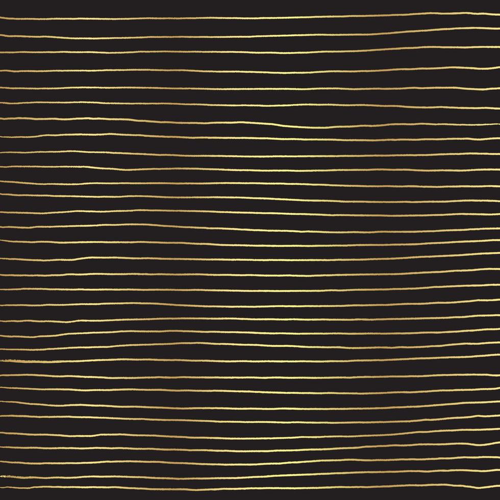 handritad abstrakt mönster med handritade guldlinjer, streck. uppsättning vektor grunge borstar. vågig randig, vektor eps 10 illustration