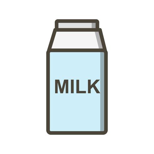 Vektor-Milch-Symbol vektor