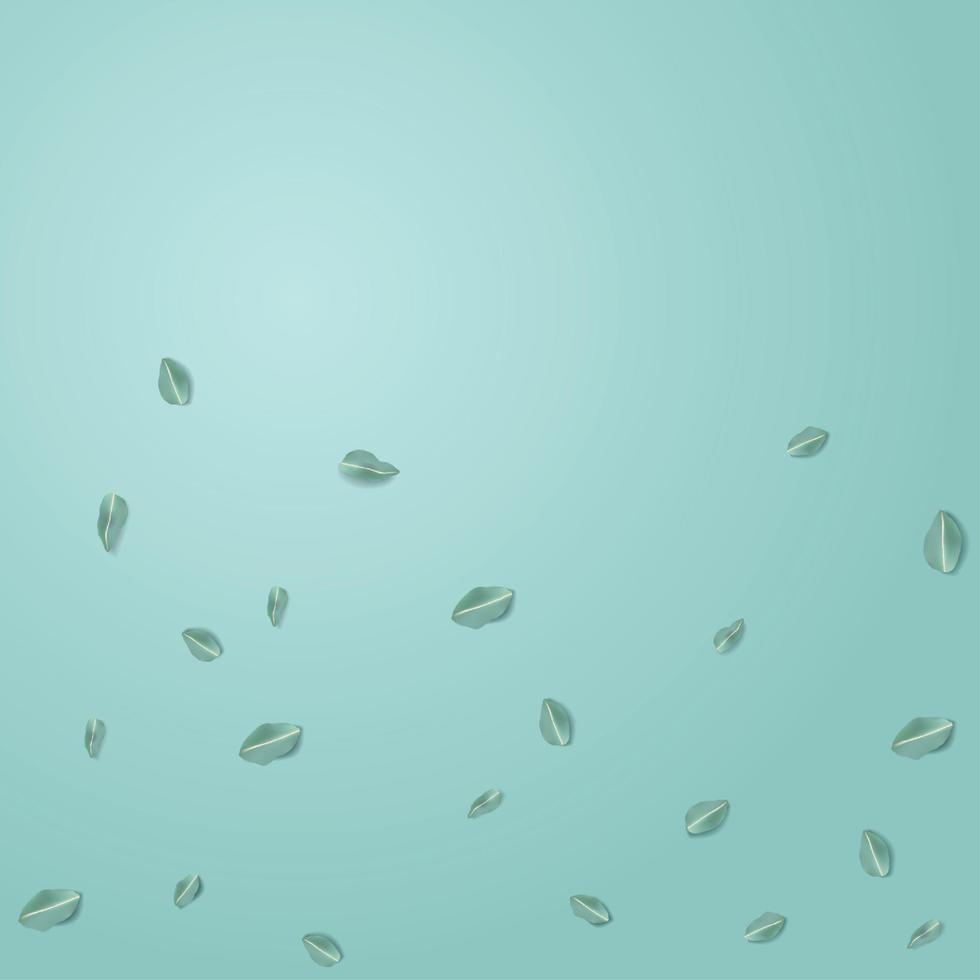 abstrakt bakgrund grön gradient och med löv på toppen för infoga text, kopiera utrymme, annons. vektor illustration