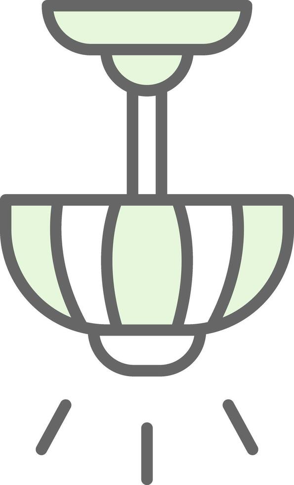 Lampe Stutfohlen Symbol Design vektor