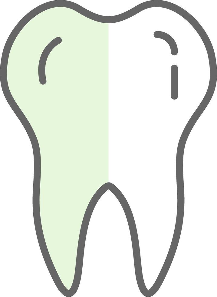 Zahn Stutfohlen Symbol Design vektor