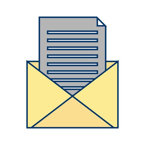 Vektor-Inbox-Symbol vektor