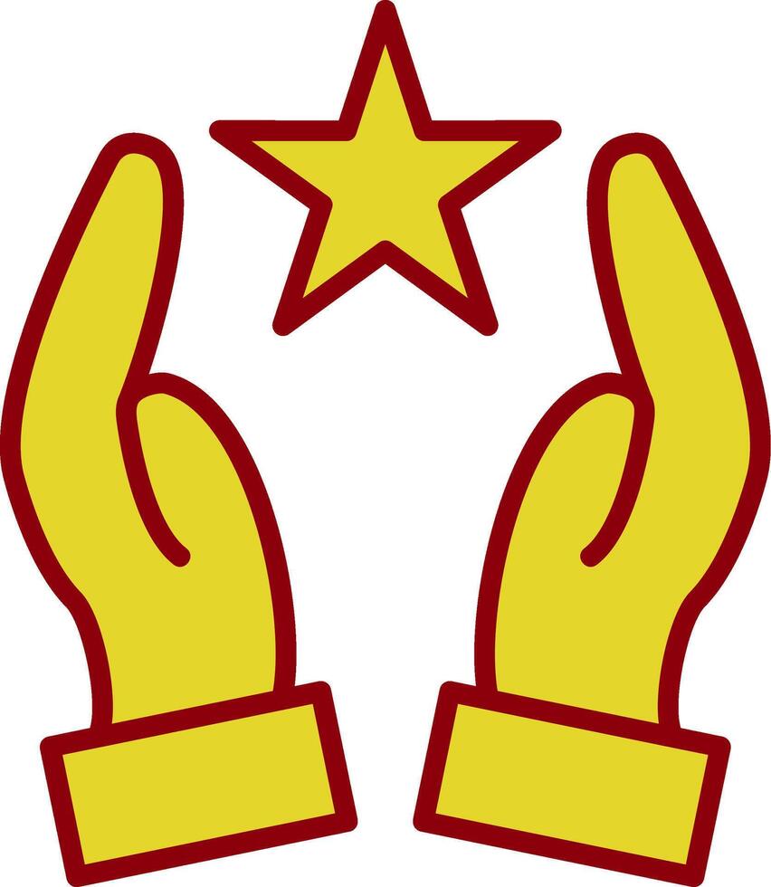 Hände Jahrgang Symbol Design vektor