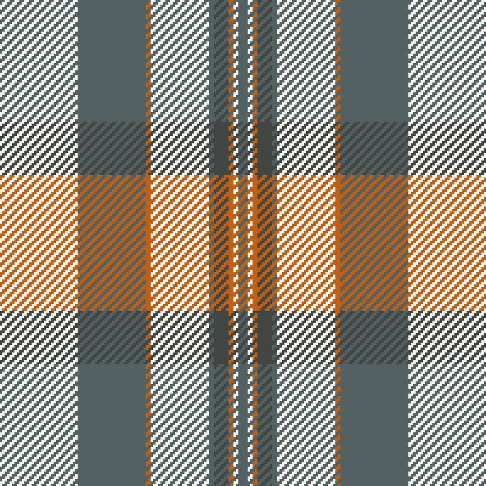 Tartan Muster Stoff von Hintergrund Textur prüfen mit ein nahtlos Textil- Plaid. vektor