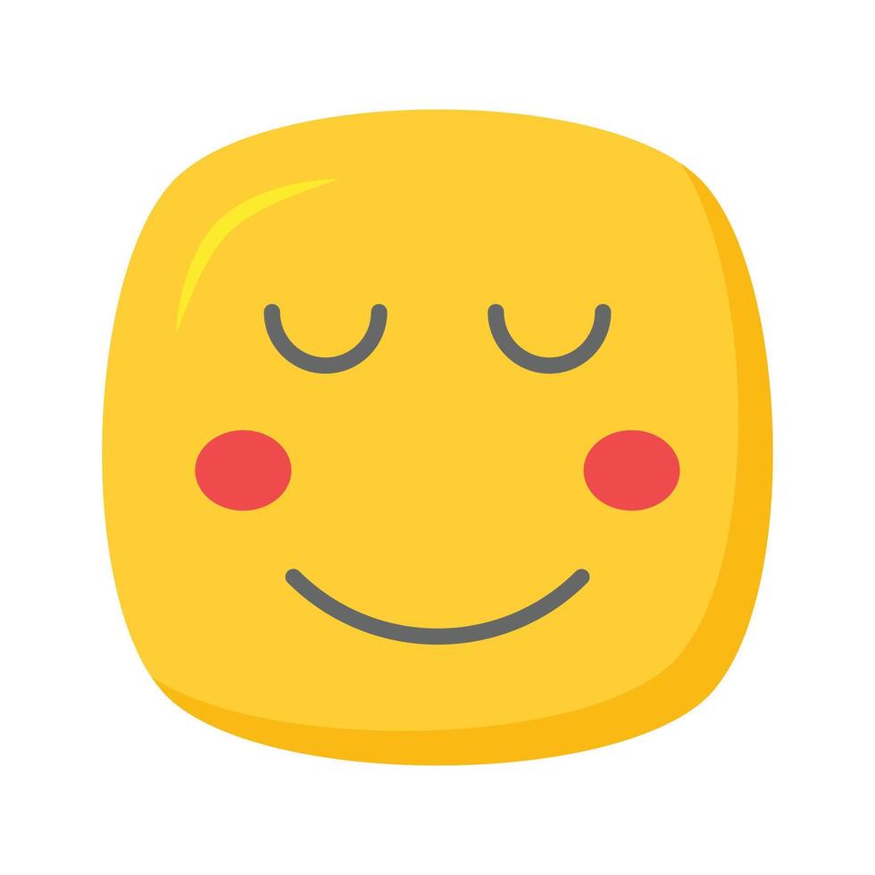 lugna ansikte emoji ikon, stolt, Häftigt uttryck design vektor