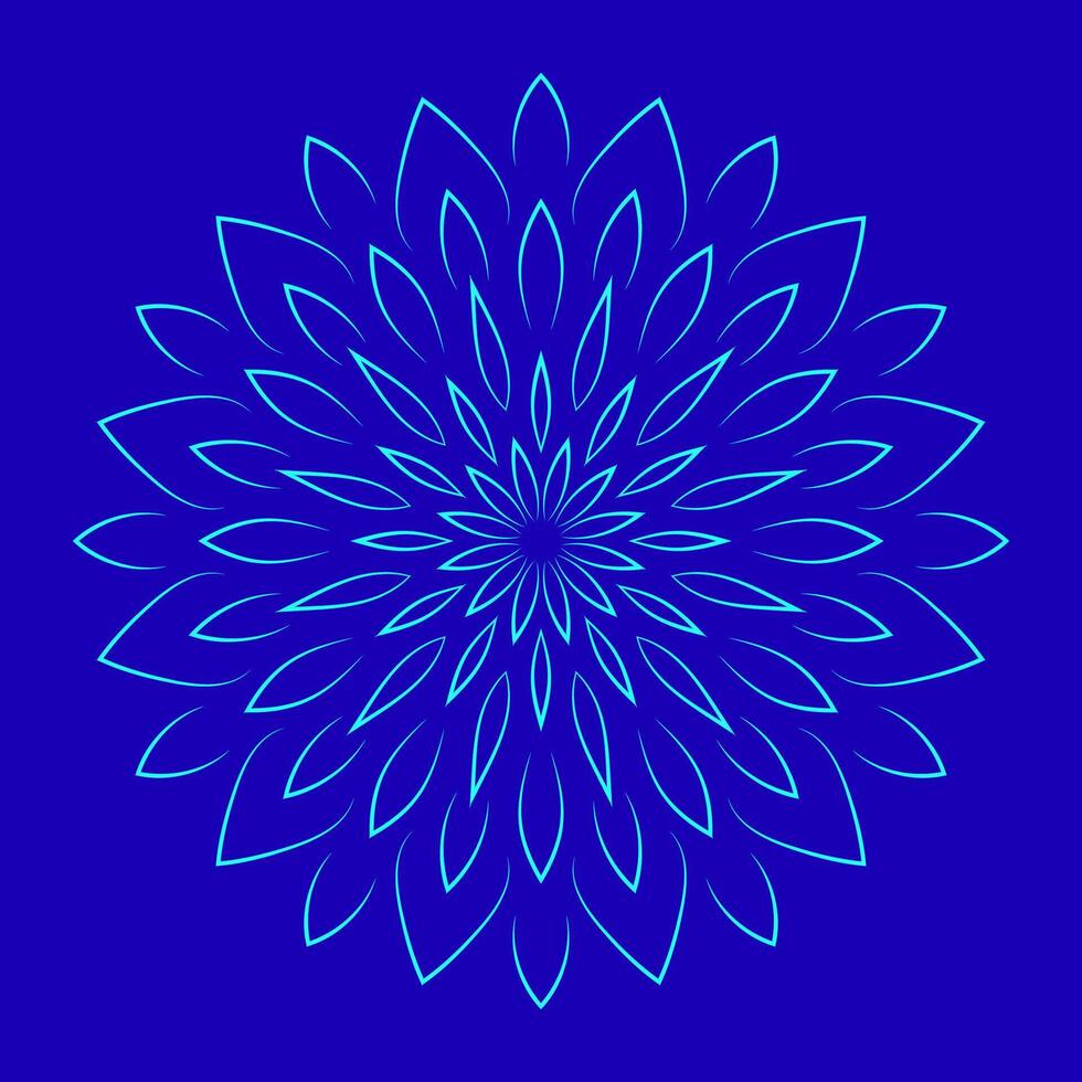 Mandala Kunst zum Design Jahrgang Hintergrund, Dekoration, vektor