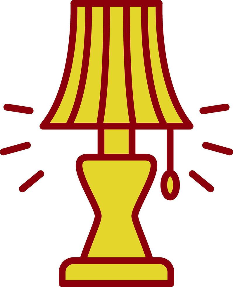 Lampe Jahrgang Symbol Design vektor