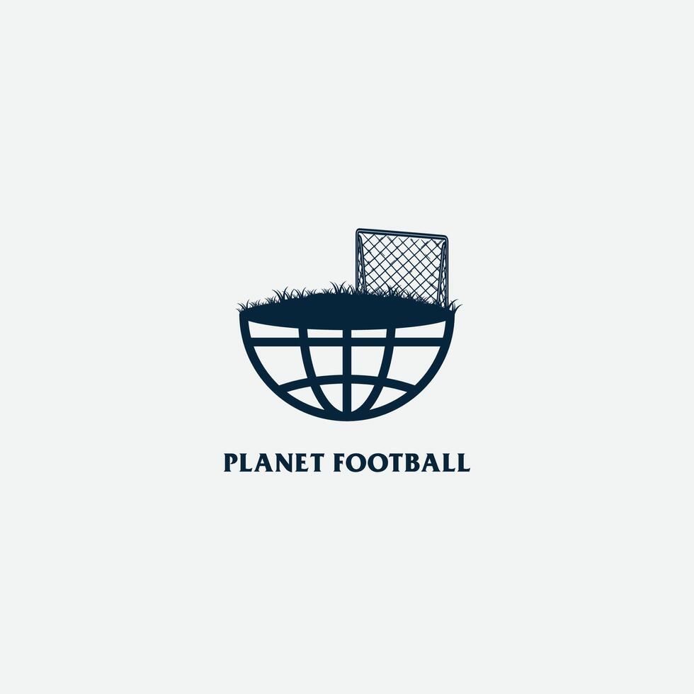 Planet Fußball Logo vektor