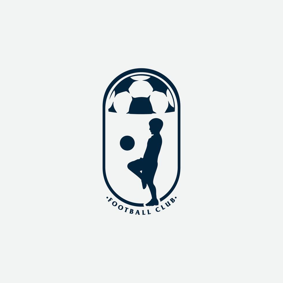 Planet Fußball Logo vektor