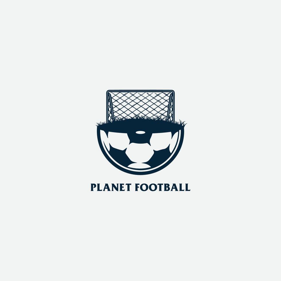 Planet Fußball Logo vektor