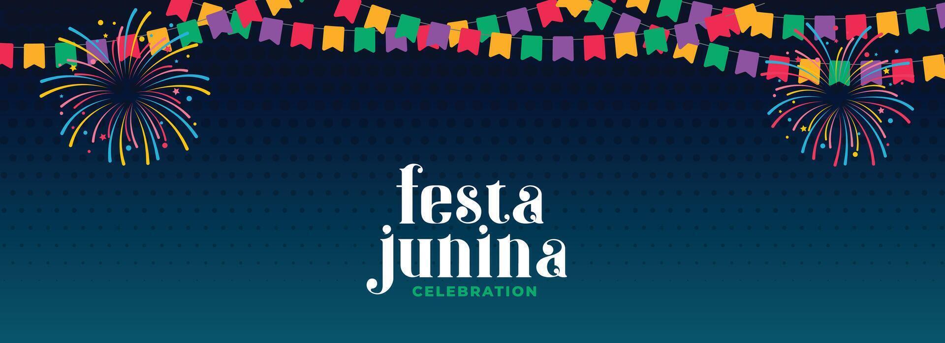 traditionell Brasilianer festa junina dekorativ Banner vektor