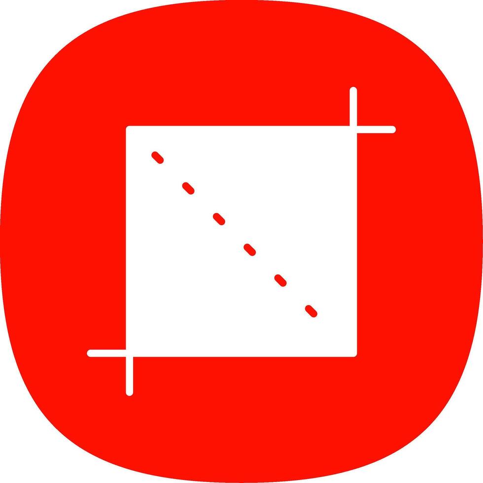 Ernte Glyphe Kurve Symbol Design vektor