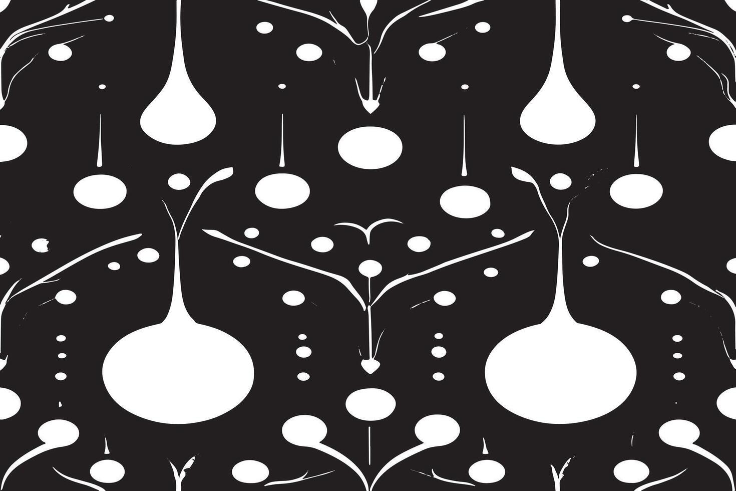 svart och vit sömlös mönster bild för bakgrund eller textur, eps 10 vektor