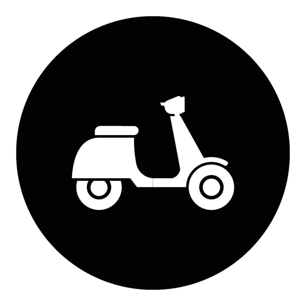 skoter motorcykel logotyp vektor