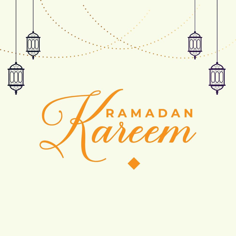 Ramadhan kareem islamisch Illustration Banner Gruß Karte zum drucken und Netz verwenden vektor