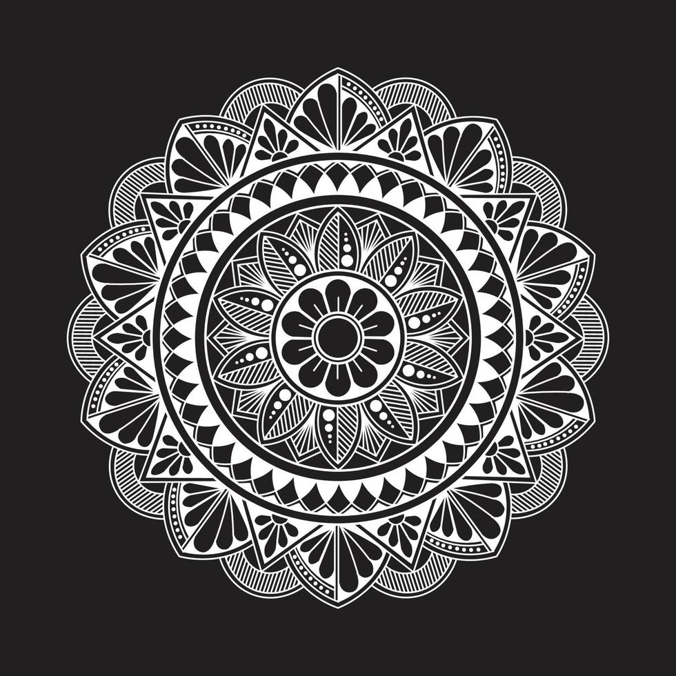 indisches Mandala-Design vektor