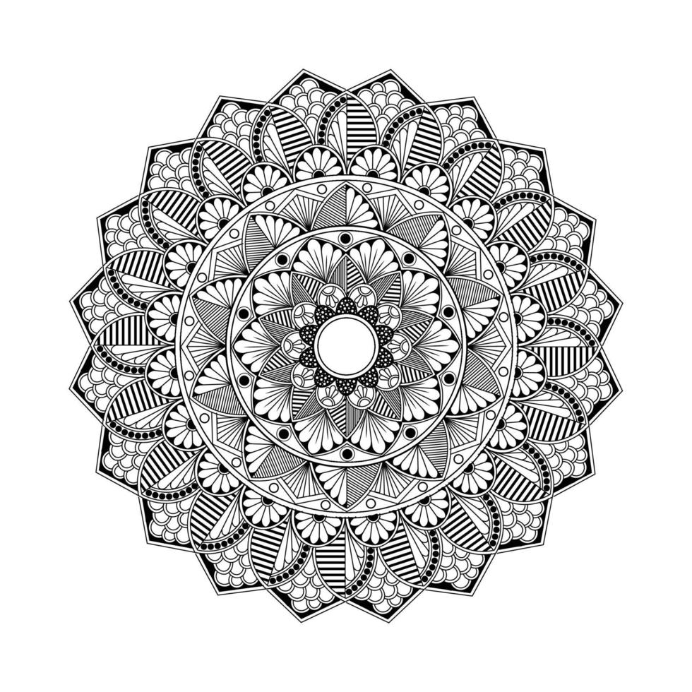 indisches Mandala-Design vektor