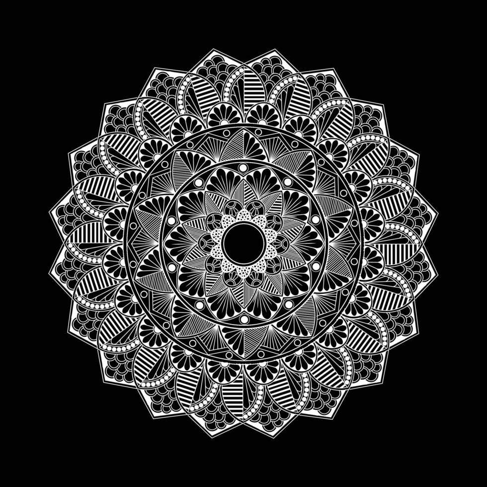 indisches Mandala-Design vektor