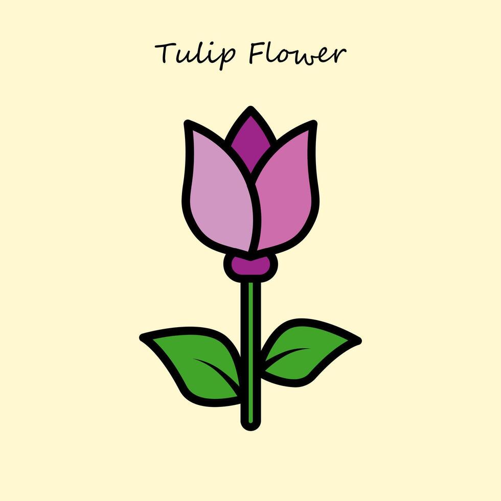 tulpan blomma illustration vektor