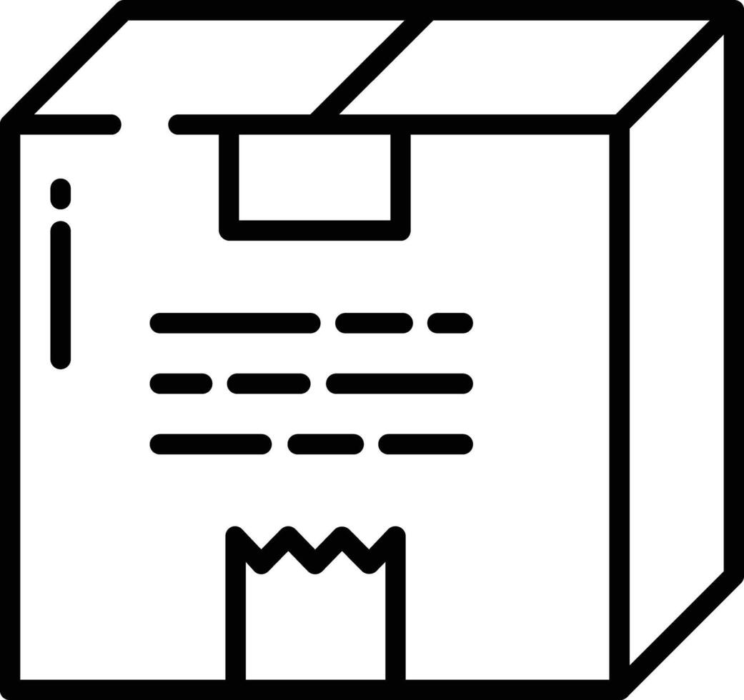 Box Gliederung Illustration vektor