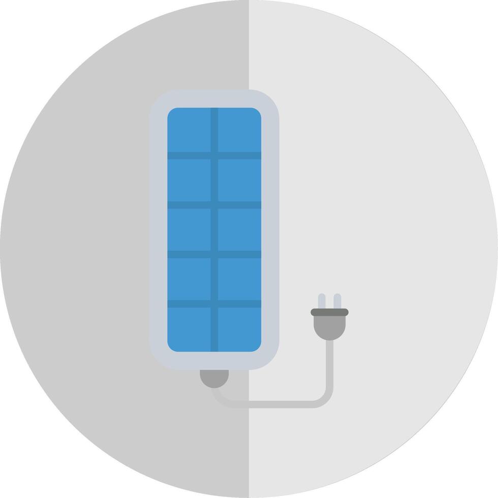 Solar- Panel eben Rahmen Symbol Design vektor