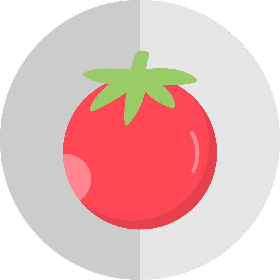 tomater platt skala ikon design vektor